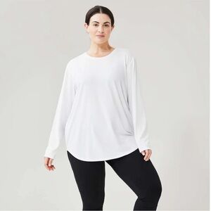 GAIAM Women's Long Sleeve Tee - White